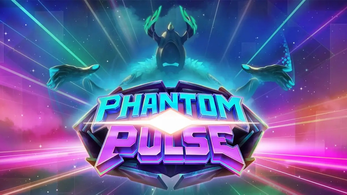 Tampilan visual futuristik dan kosmik dari slot Phantom Pulse